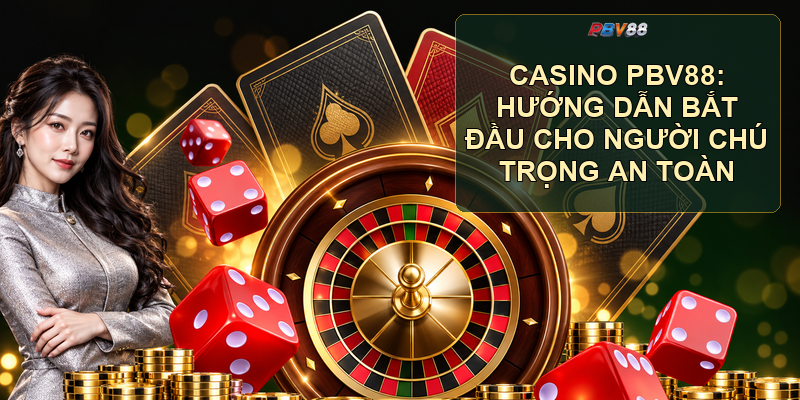 Giao diện casino PBV88 trên màn hình máy tính